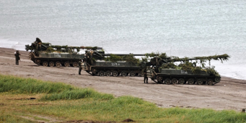  The Russian military has started large-scale exercises in the Kuril Islands