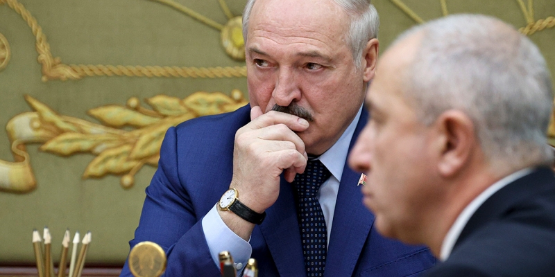 Lukashenko accused the United States of trying to start a war with Belarus