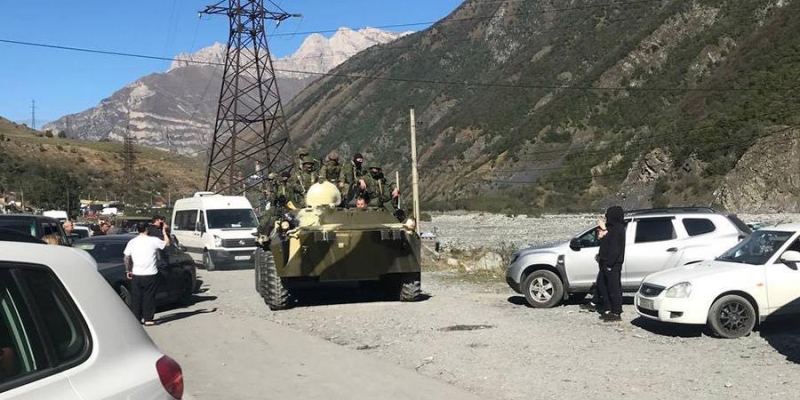 The Ministry of Internal Affairs decided to deploy a mobilization point on the border with Georgia