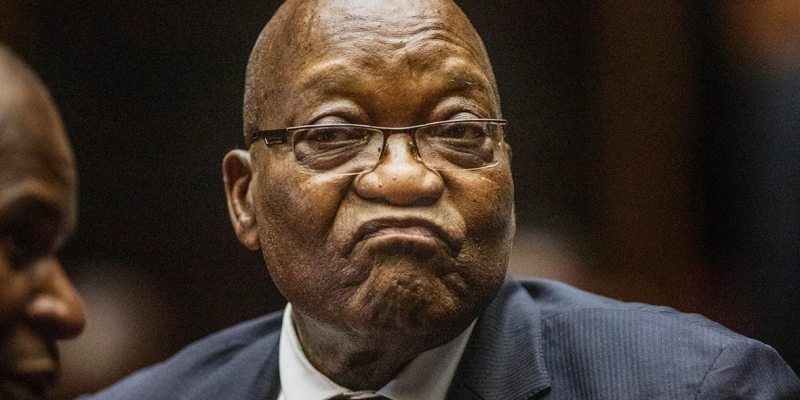  The former president of South Africa was given a term due to refusal to testify