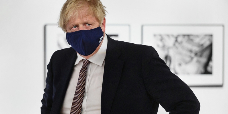  Johnson threatened a new round of trade war with the European Union