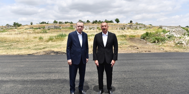  Erdogan came to see Aliyev in the Karabakh Shusha 