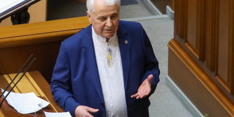  Kravchuk was connected to a ventilator after heart surgery