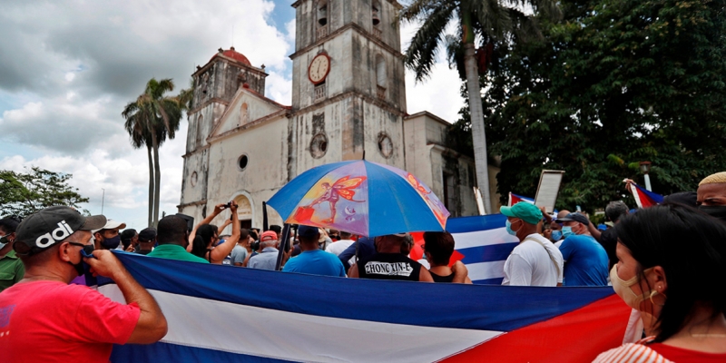  The largest protests since the beginning of the 1990s took place in Cuba