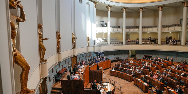 The Finnish Parliament approved the country's accession to NATO