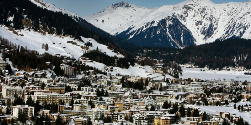 There is 40% less snow in Davos, where climate problems will be discussed
