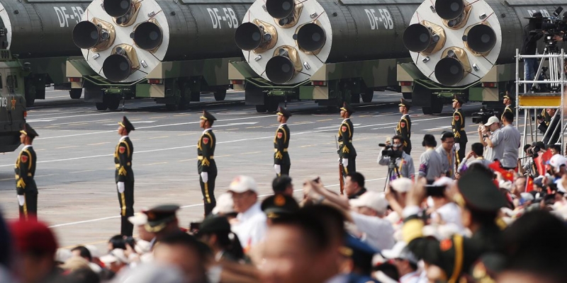 China has overtaken the United States in the number of ballistic missile launchers