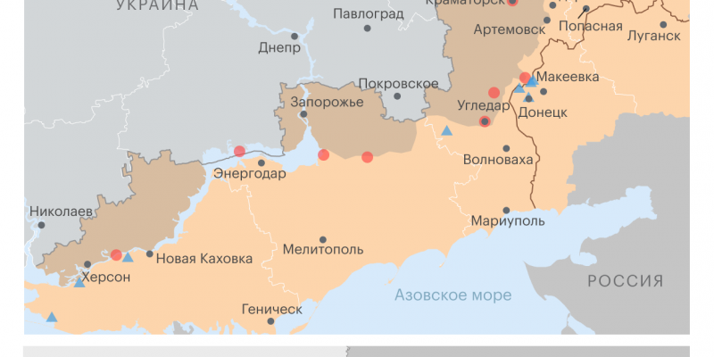 Military operation in Ukraine. Map
